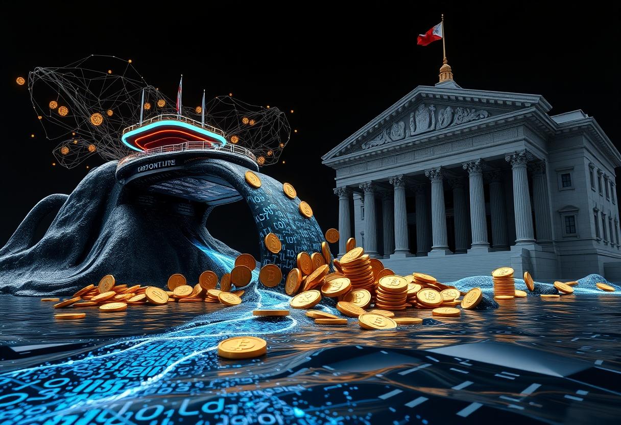 Offshore crypto wealth flows into political spheres, demanding new levels of financial transparency.