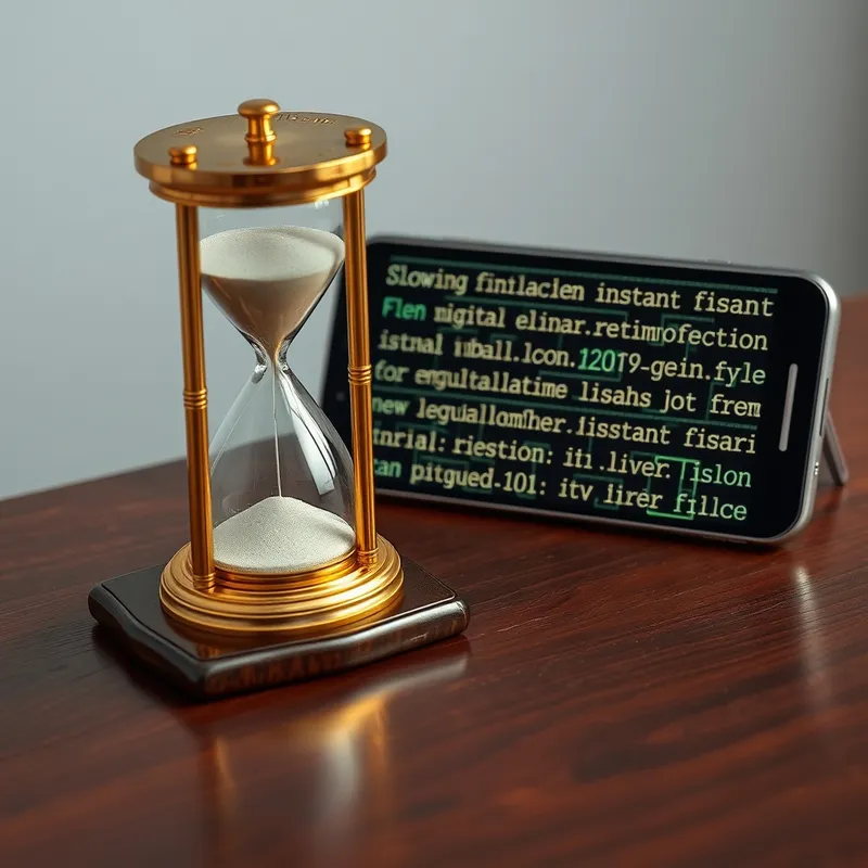 Friction of Eras: Outdated regulatory speed vs instant execution.