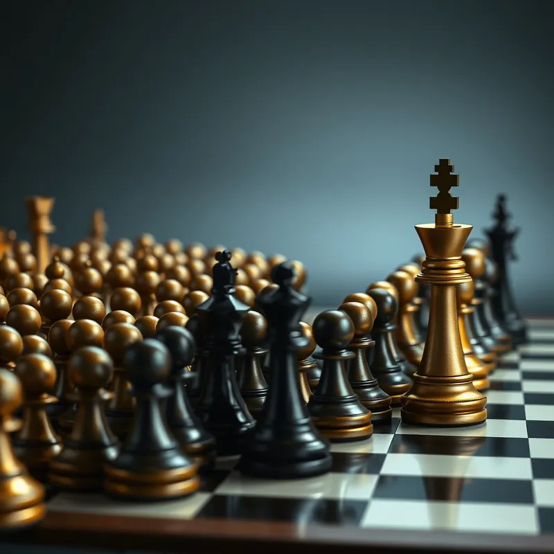 Pawn Clutter: Raw volume versus strategic positioning.