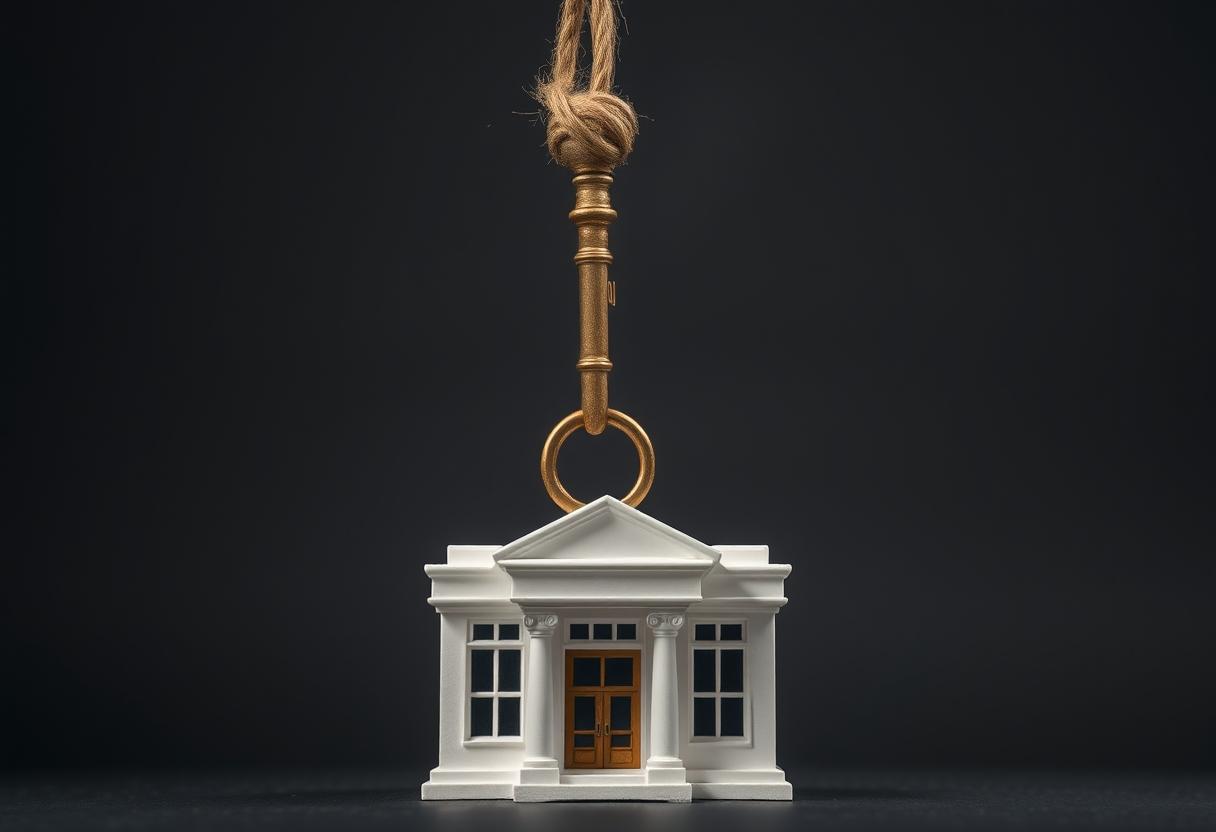 Suspended Lifeline: The precarious wait for capital.