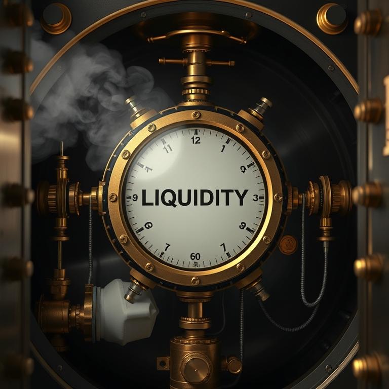 The Pressure Valve: Artificial liquidity masking systemic strain.