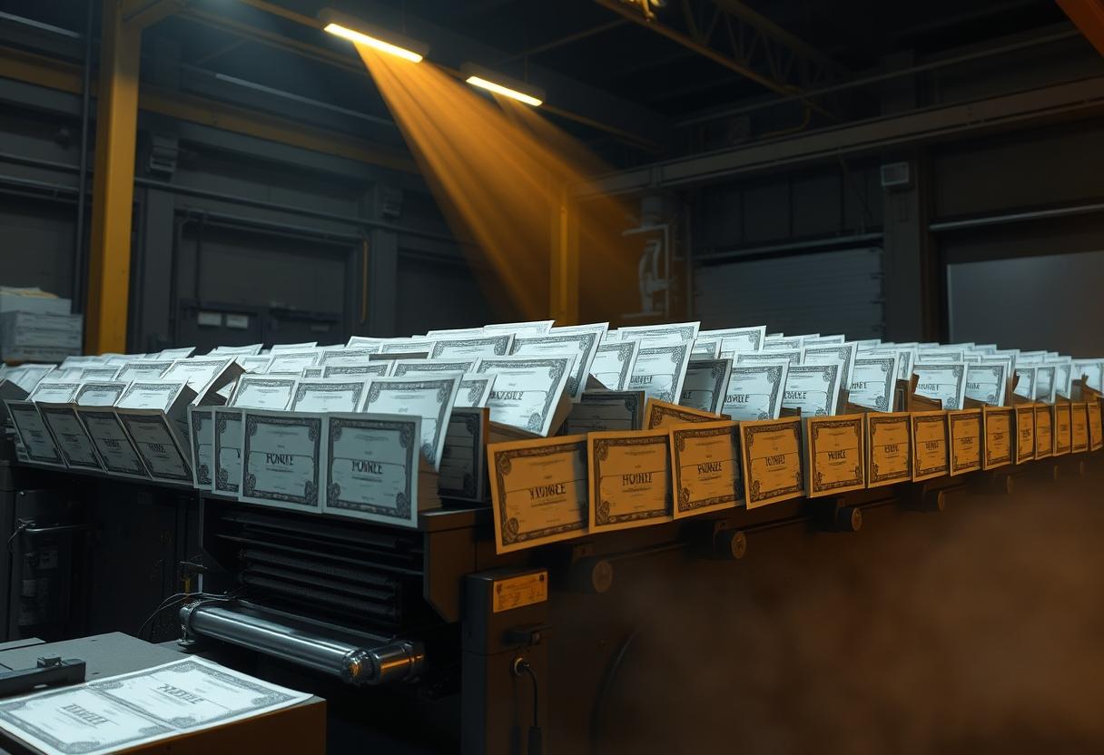 The Printing Press: Engineering survival through hyper-inflationary equity.