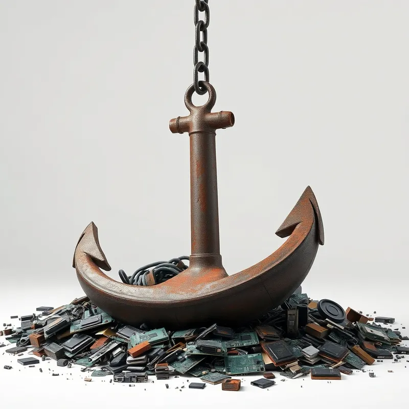 Sunk Costs: The heavy financial drag of retired mining hardware.
