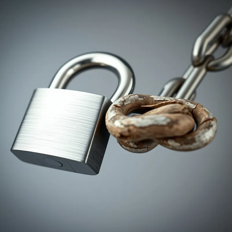 The Weakest Link: Security badges masking structural fragility.