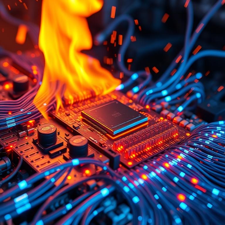 The Burning Engine: Massive losses deepening in the semiconductor hardware division.