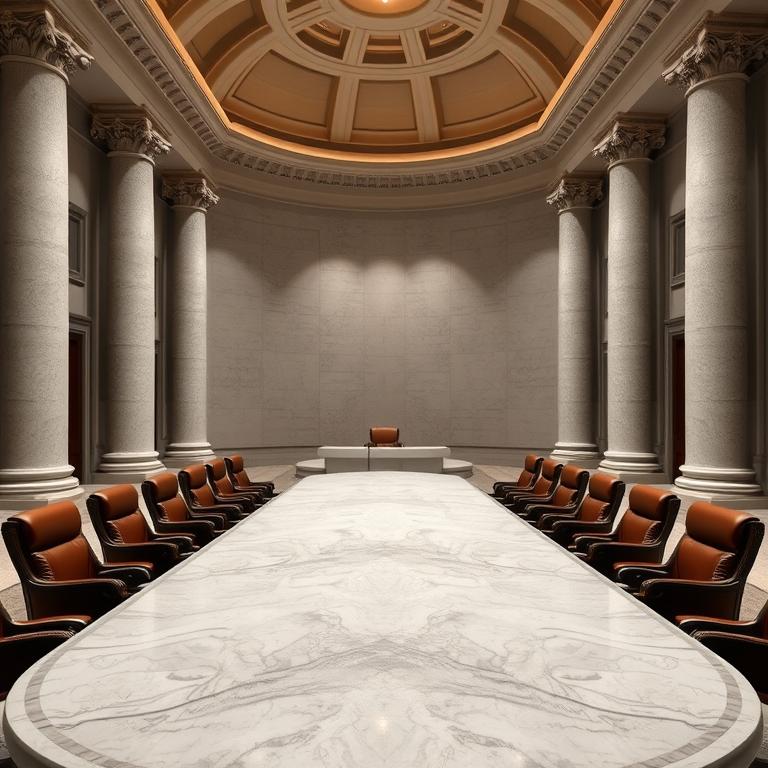 The Empty Senate: Architectural gridlock over ethics.