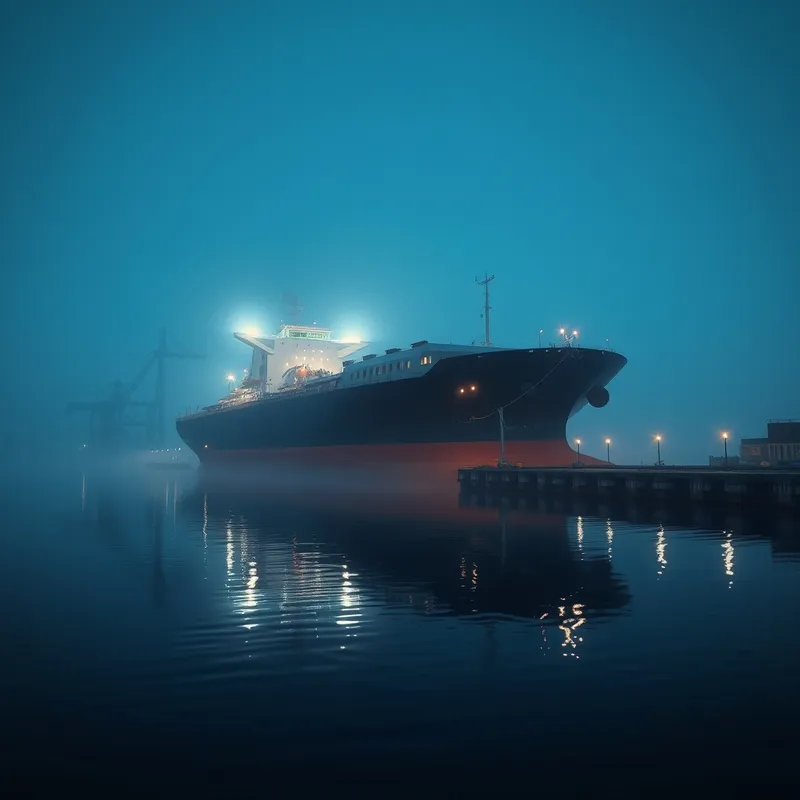 Silent Harbors: Export freezes paralyze global shipping.