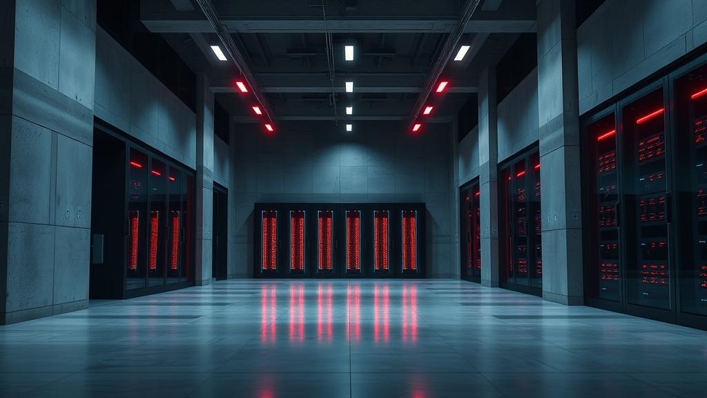 The Silent Server: Empty halls after algorithmic liquidation.