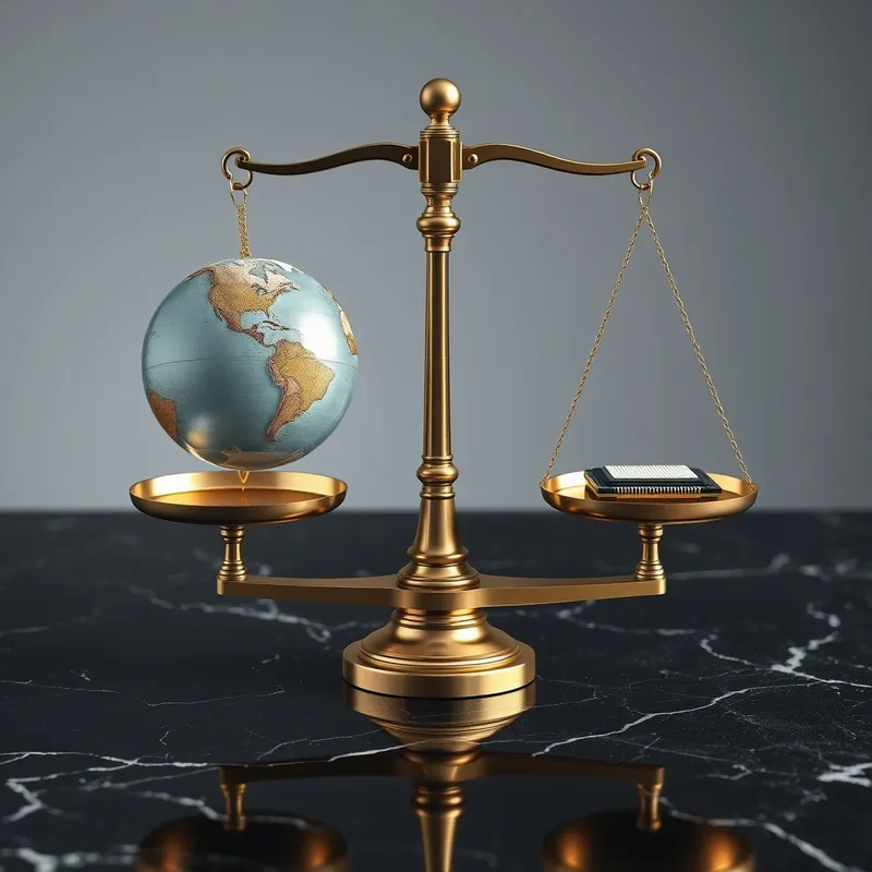 The Sovereign Balance: Weighing physical reality against cryptographic truth.