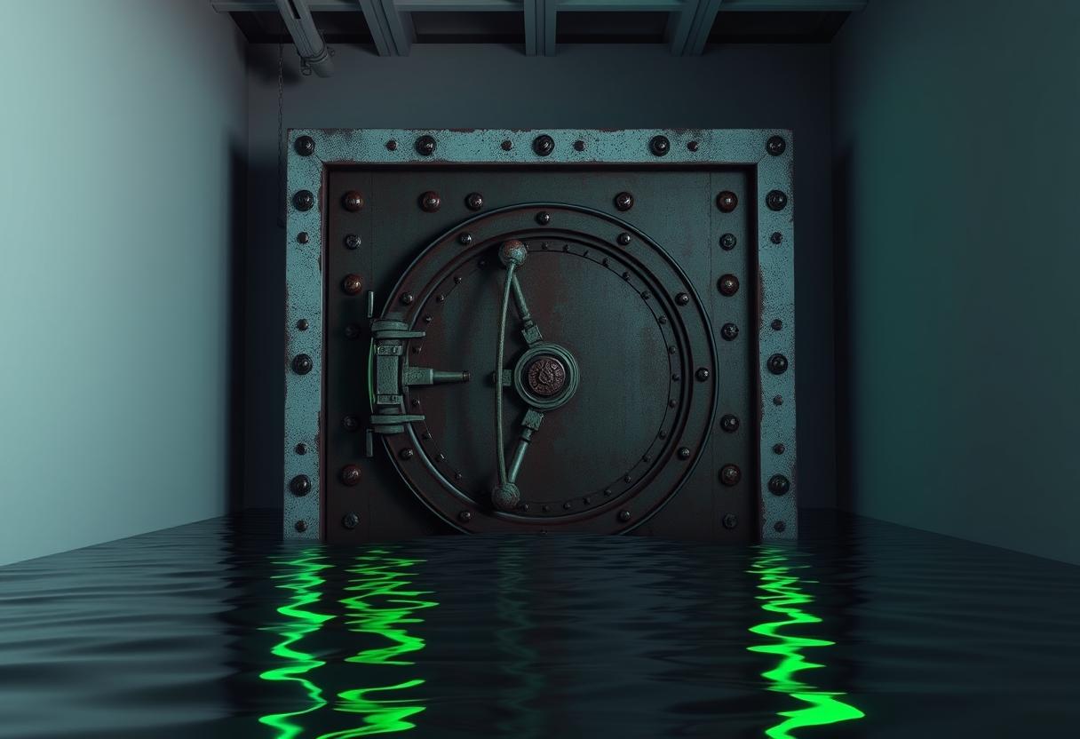 The Staking Vault: A liquid facade over capital decay.