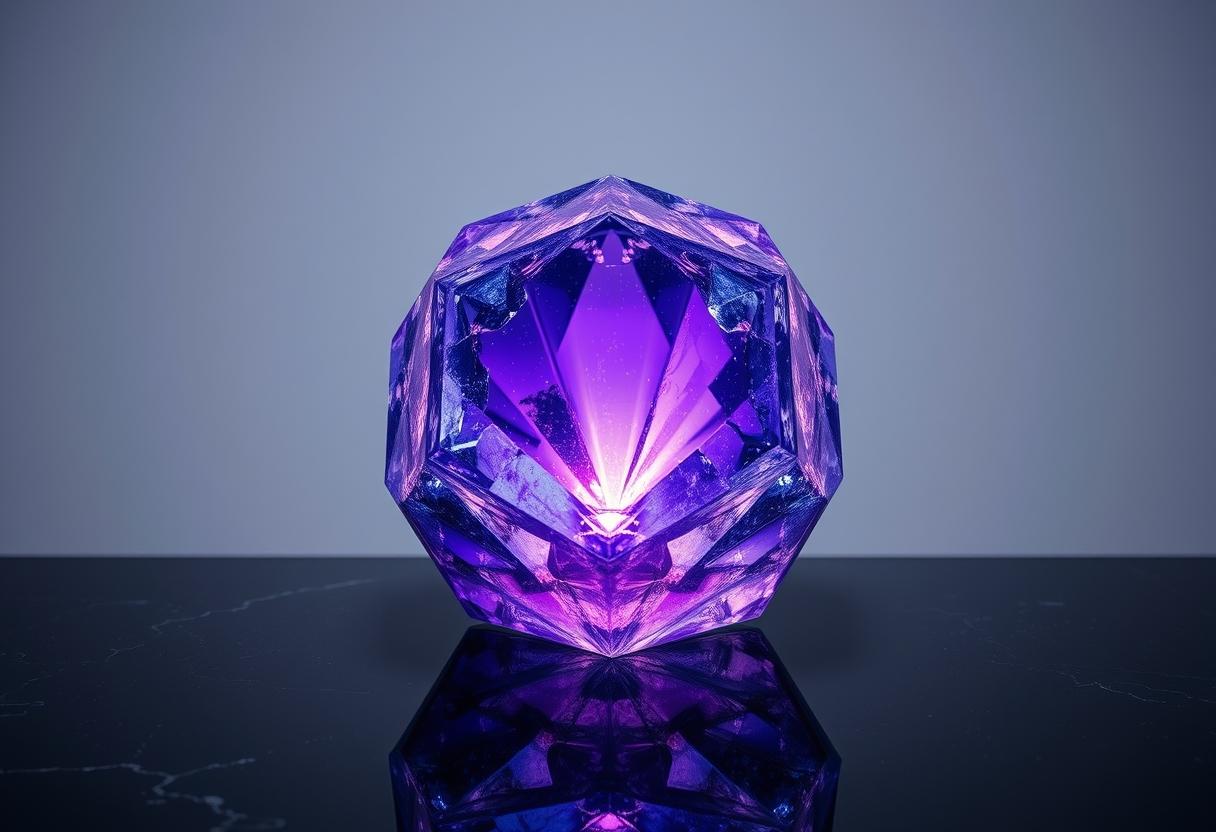 The Crystalline Core: Structural geometry of digital reserve assets.