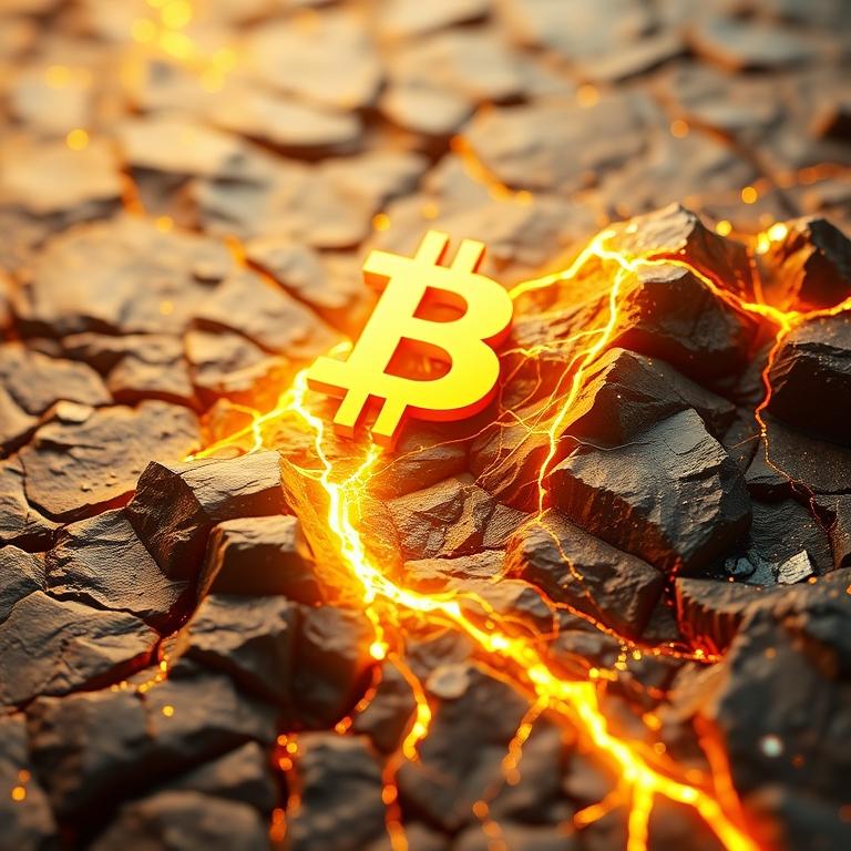 An underlying structural vulnerability challenges the digital asset's superficial stability.