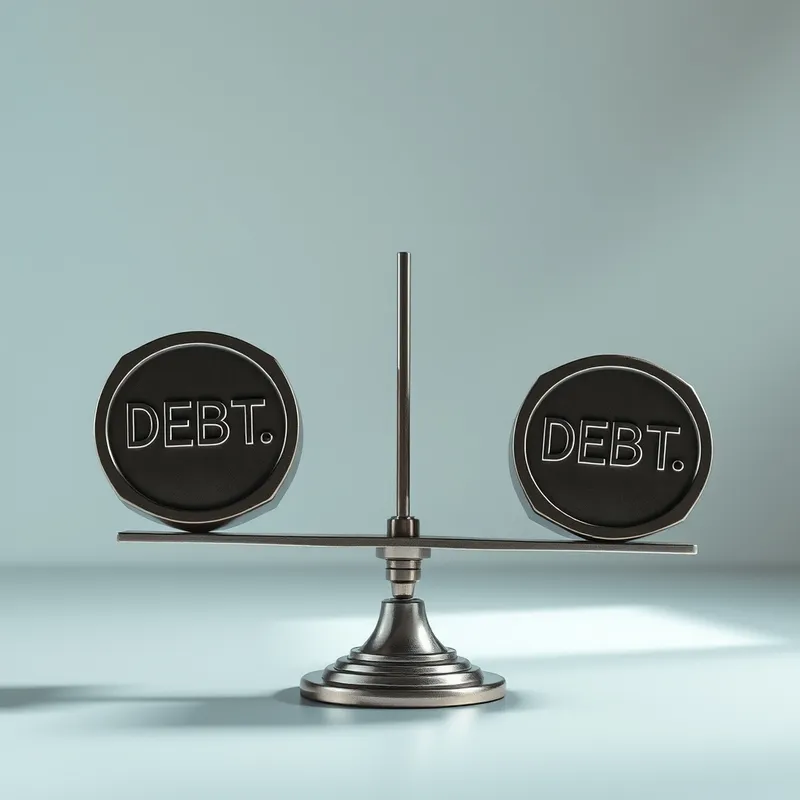 The Leverage Scale: Systemic debt tipping the market balance.