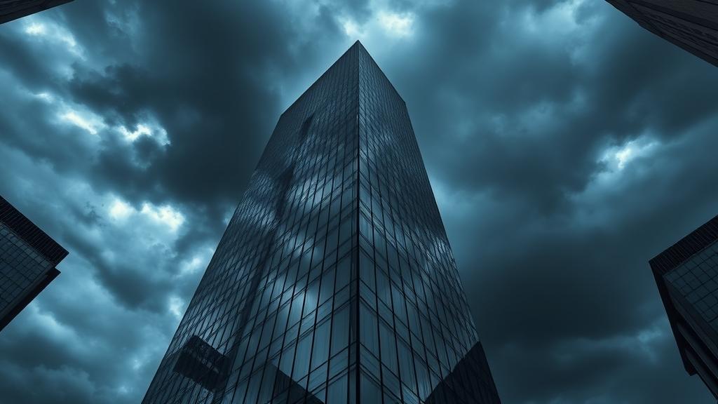 The Glass Canopy: Temporary shelter from structural storms.