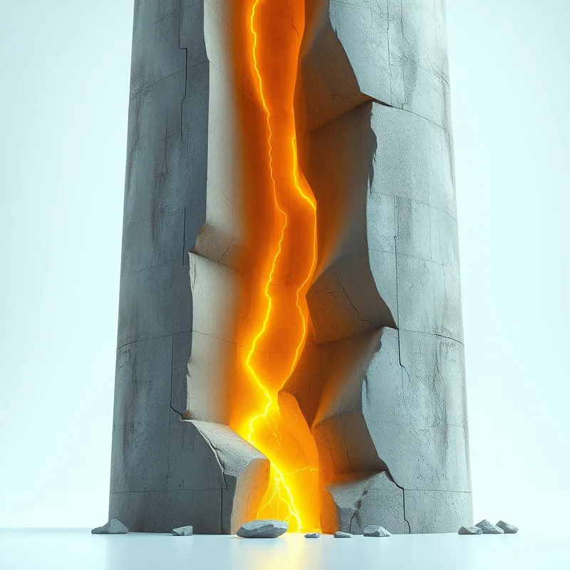The Unstoppable Inflow: Traditional structures cracking under digital pressure.