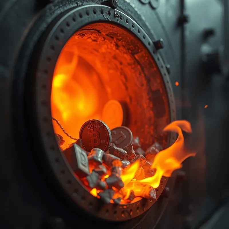 Treasury Pyre: Permanent token supply reduction through forced liquidation.