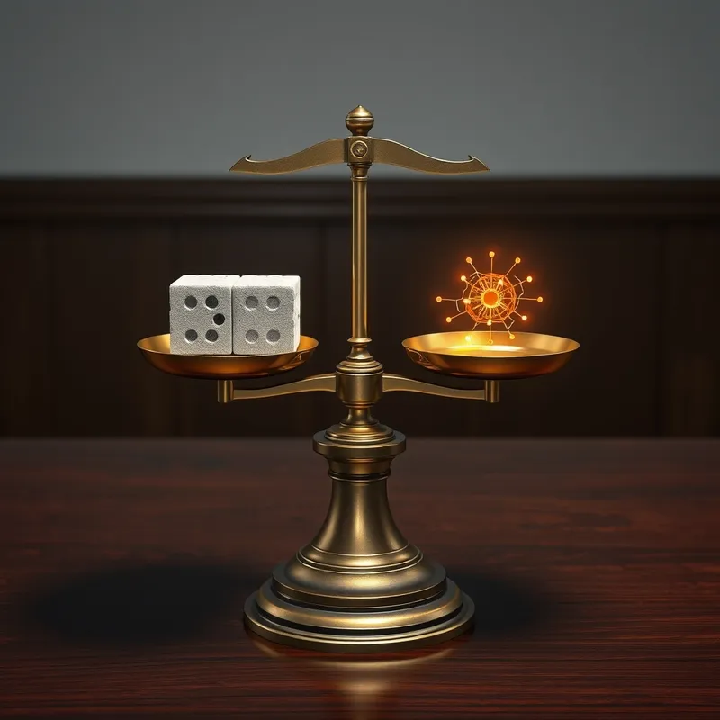 The Valuation Balance: Weighing concrete assets against digital feeds.