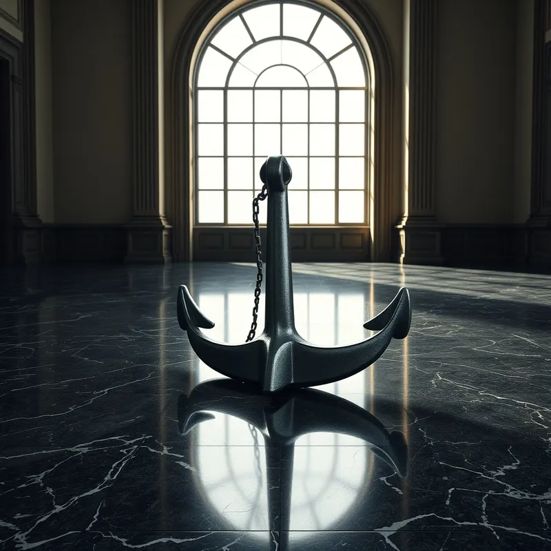 Whale Anchors: Heavy capital pulling against the current.