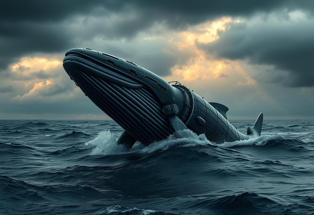Sovereign Volatility: The giant's struggle against seasonal tides.
