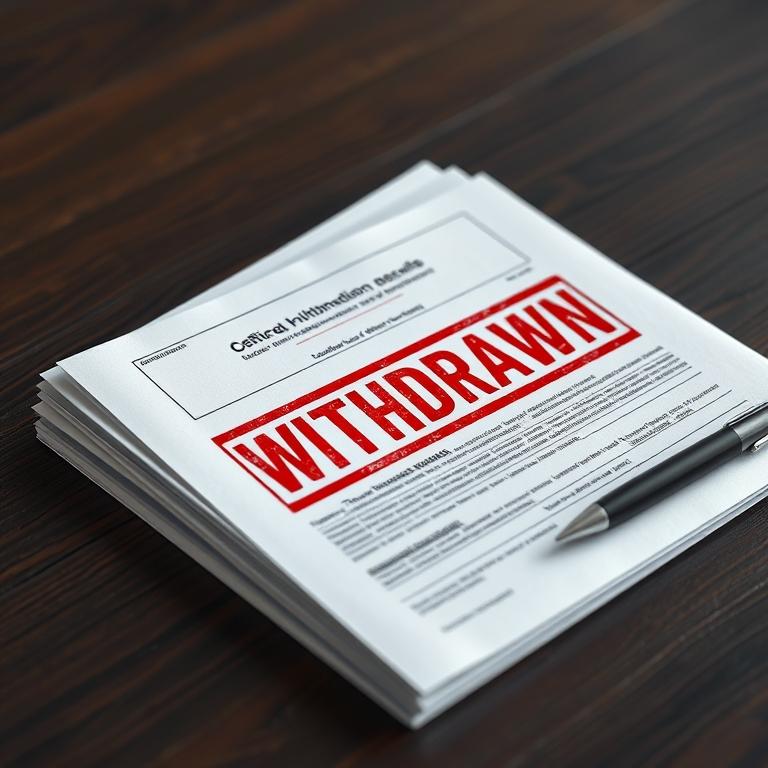Formal withdrawal documents confirm the end of a year-long regulatory process.